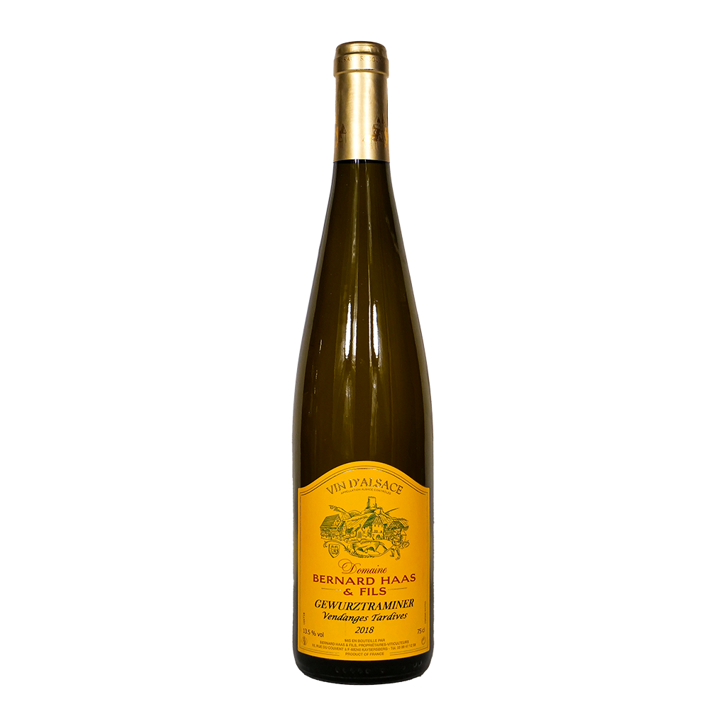 Bernard Haas Gewurztraminer vendages tardives 2018
