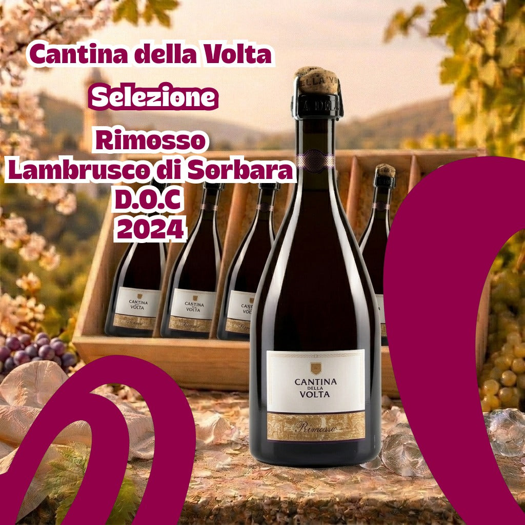 Selezione Cantina della Volta Rimosso Lambrusco di Sorbara D.O.C 2024 (6 bt)