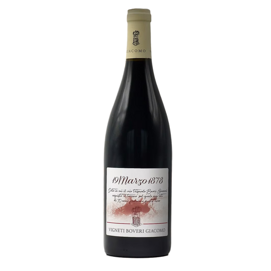 Giacomo Boveri Colli Tortonesi Barbera 19 Marzo 1878 2021